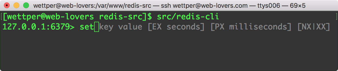 redis cli linenoise